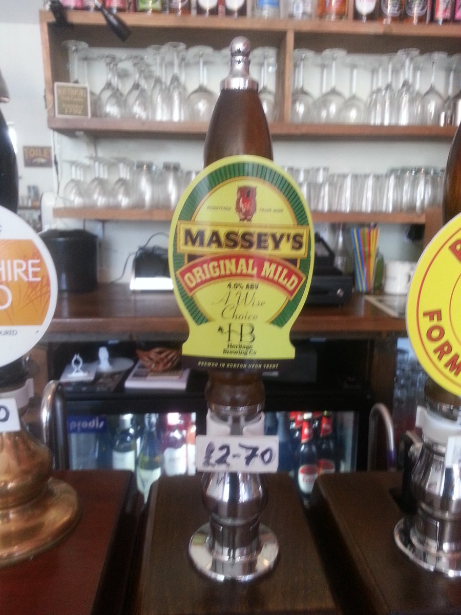 Grasshopper Micropub (@the_grasshopper) on Twitter photo MAY is CAMRA's MILD MONTH
We are supporting this by serving Massey's Original Mild
from <a href="/Heritagebrew/">Heritage Brewing Co</a>
#MildTrail #camra MAY is CAMRA's MILD MONTH
We are supporting this by serving Massey's Original Mild
from <a href="/Heritagebrew/">Heritage Brewing Co</a>
#MildTrail #camra
