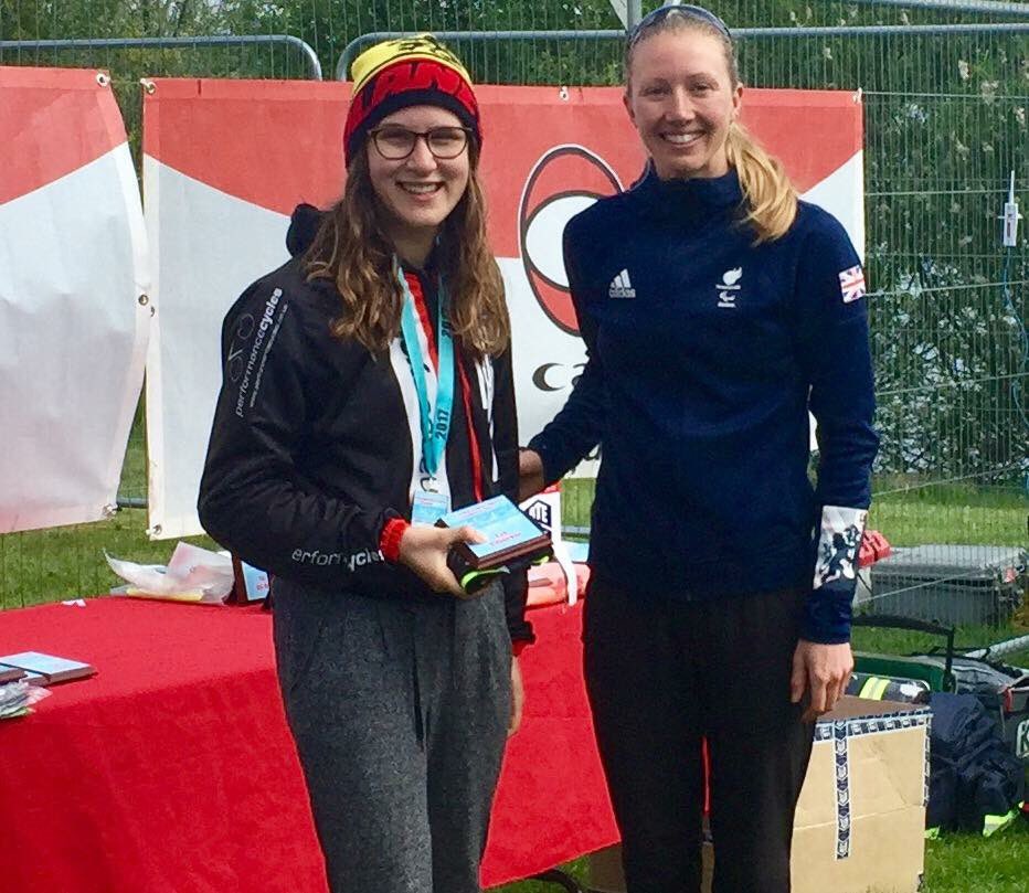 PCycles's tweet photo. Great result for Ella this morning, winning the youth category at the TriFerris sprint triathlon #winningways #podium #onetowatch https://t.co/oD5ztlHJU4