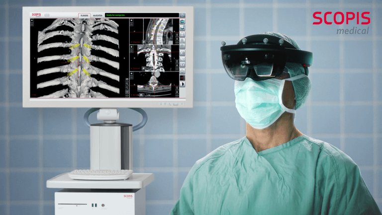 cpd4odp's tweet photo. Scopis launches mixed reality spinal surgery navigator with Microsoft’s HoloLens https://t.co/XGDccNPQiv https://t.co/LrZkFim5Zc