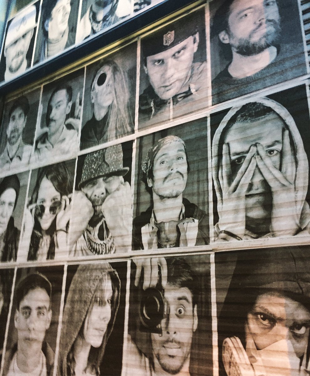 KalikaGraphisme's tweet photo. Nos têtes en grand par #fabecollage & @InsideOutProj / @JRart ! @Fest_5Element #Fest5Element #saintouen #streetart #le5Element https://t.co/h6V2R5zH4s