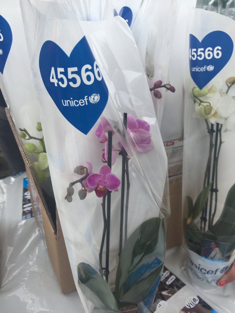 Oggi all’ingresso dello Stadio ci sono le orchidee Unicef. Fate rifiorire la vita! #Unicef #LegaPro