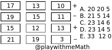 Answer the question!
#InductiveReasoning #Math #Series #DeductiveResoning @playwithmeMath