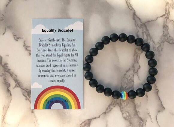 I NEED an Equality Bracelet from ln.is/Z1t2z SOOO BAD 
❤️😍🌈🙏🏼🏳️‍🌈 by #alovewithnature via <a href="/c0nvey/">Convey</a>