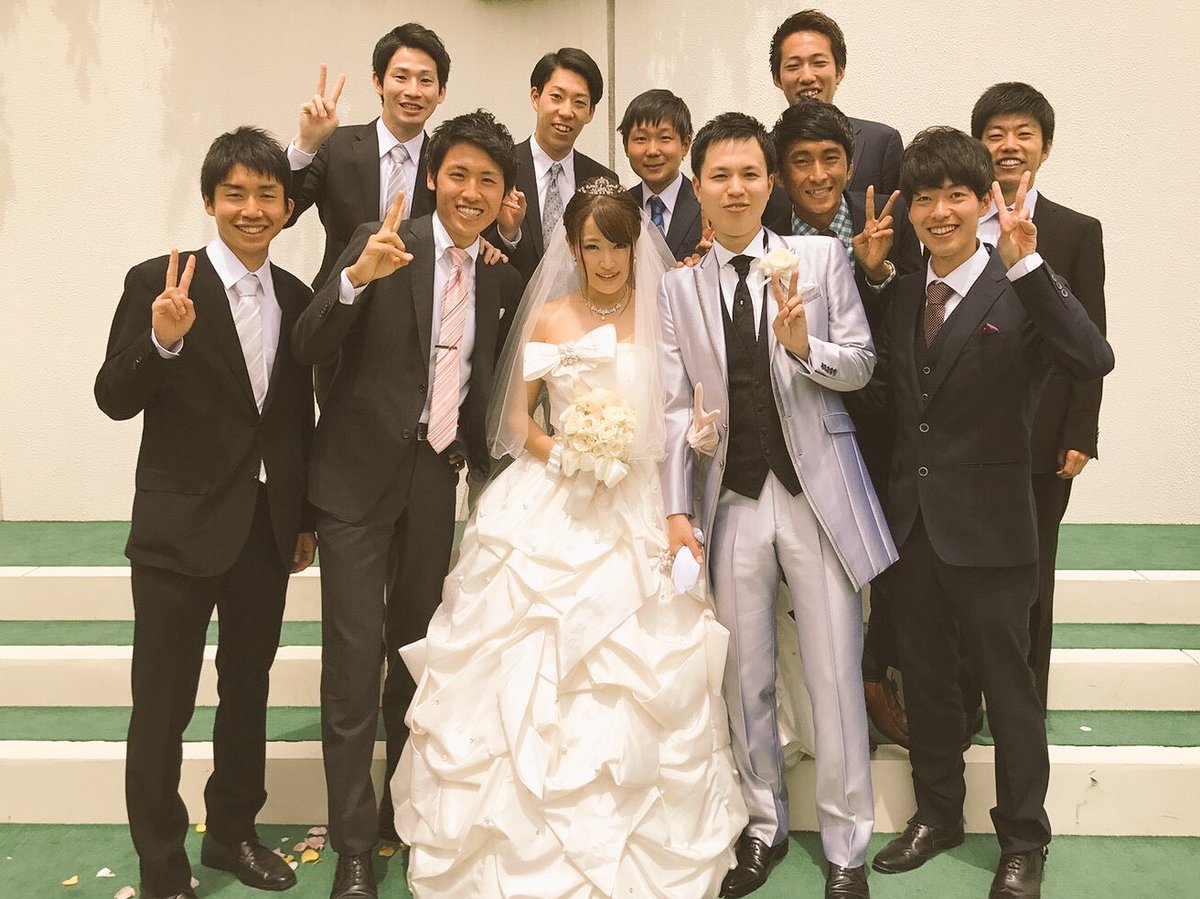 Mugen Takimoto 三潟 明日香さんおめでとうございます 幸せおすそ分けしてもらいました 久しぶりに同期と会えて 楽しかったです 結婚式 青学ob ワクワク世代