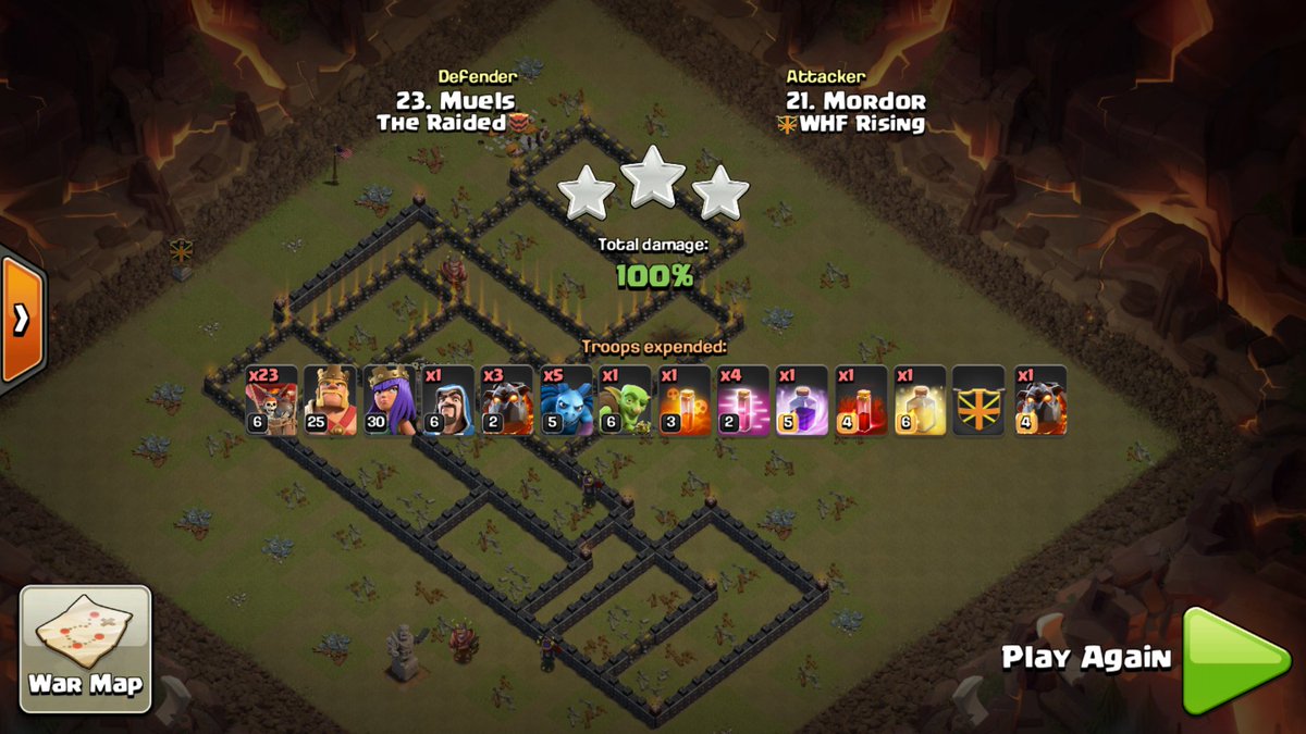 It was an amazing honor to be able to war against <a href="/TheRaidedCoC/">The RAIDED</a>  you guys are awesome, GL in the rest of your season The dead may never die!