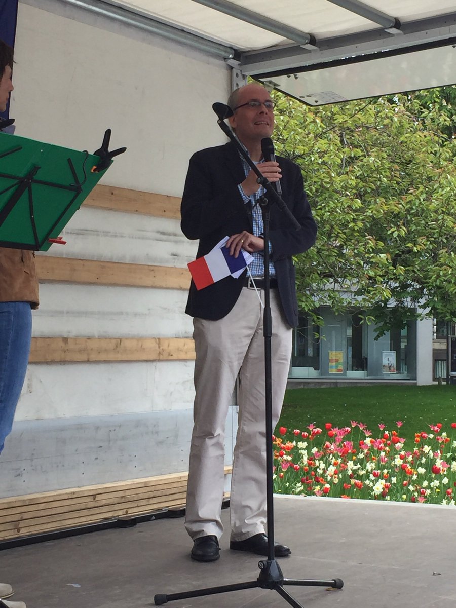 #pulseofeurope Prof. Osthus zur Situation in Frankreich bei PoE in #Essen