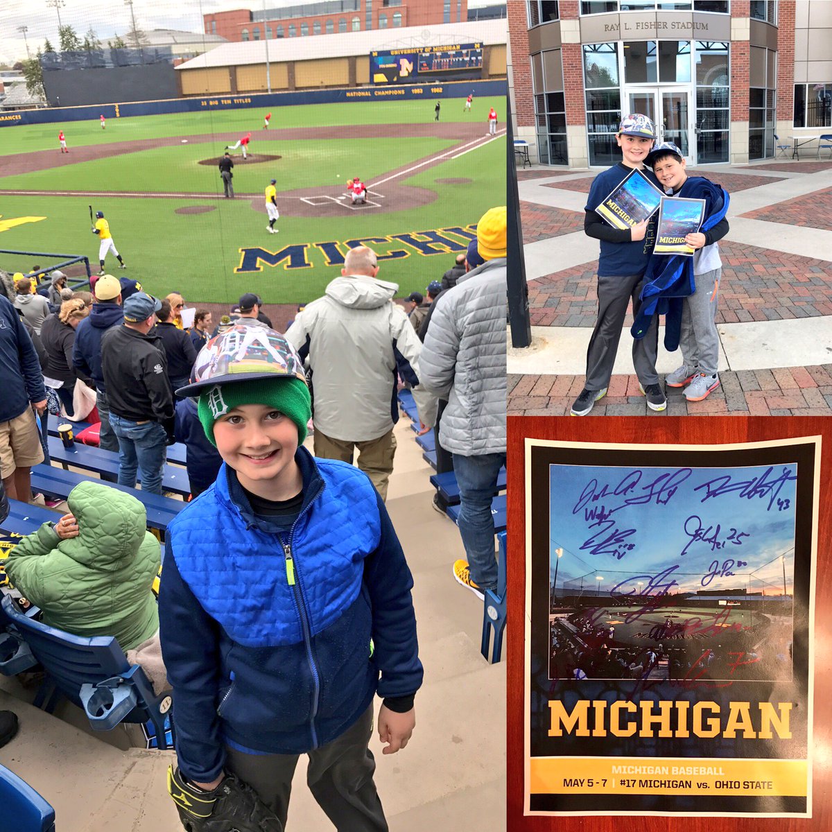 I loved going to my first @umichbaseball game. 
〽️⚾️ > 🌰⚾️
#Team151 #GoBlue