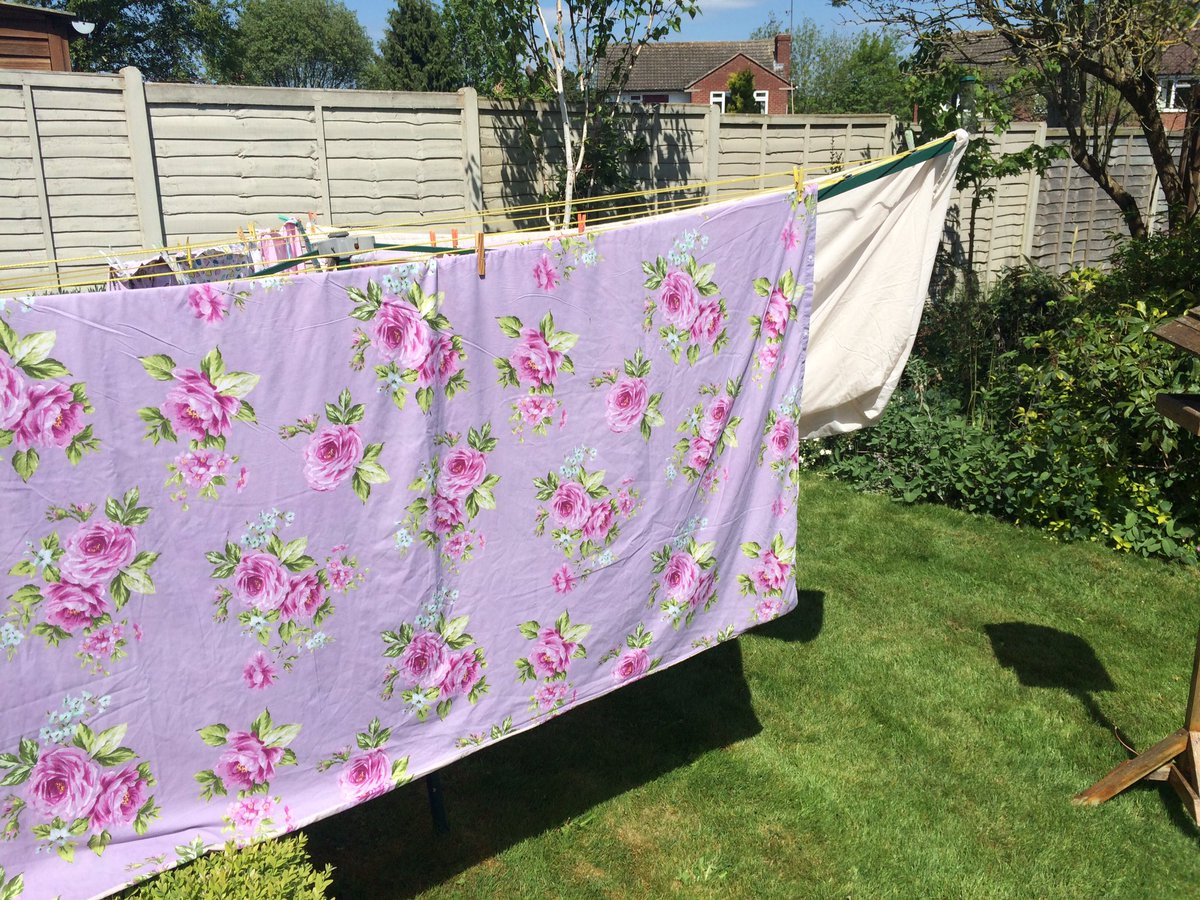 farawayhideaway's tweet photo. The sun is out and so is the quilt cover, freshly washed ready for the honeymoon tent. #Wedding#festival#honeymoon#glamping https://t.co/UleXWg6YB4