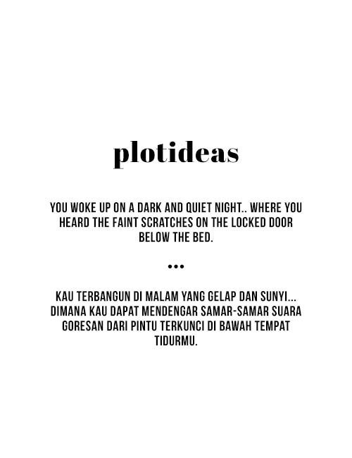 plotideas's tweet image. Horror #PlotIdeas