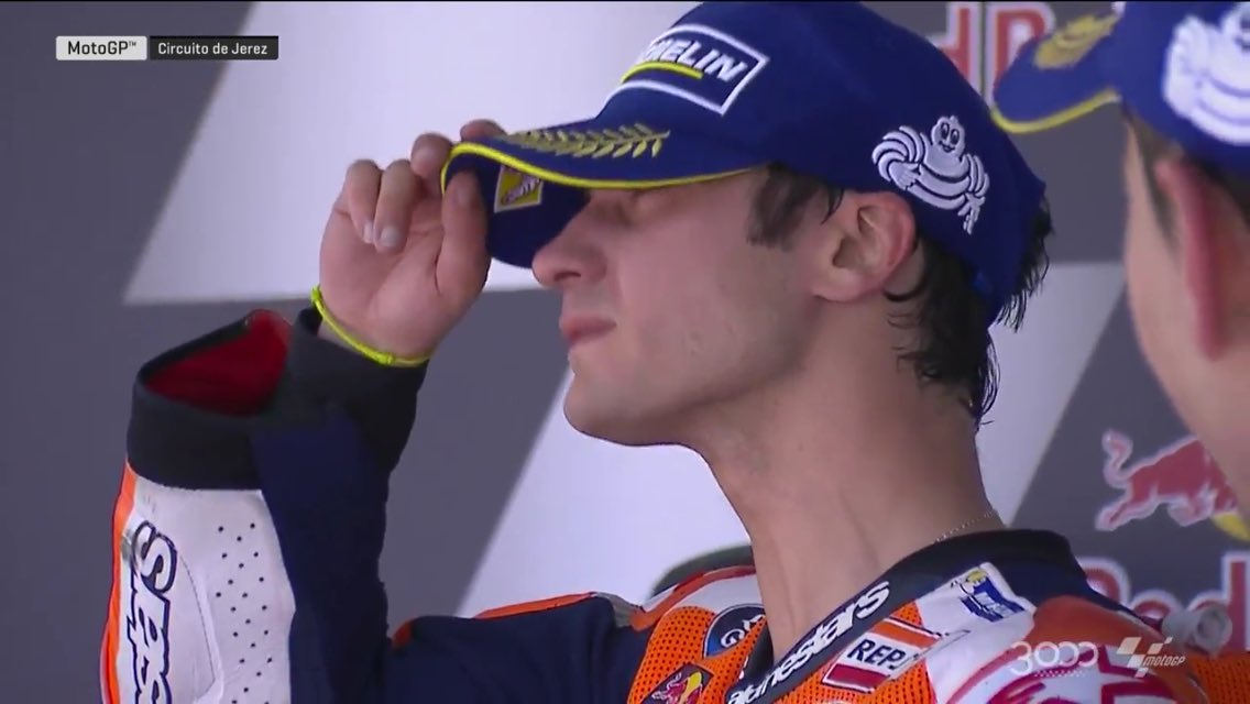MotoRaceFeed's tweet photo. #MotoGP - The emotion. The passion. Dani Pedrosa today https://t.co/DmawWZU9AT