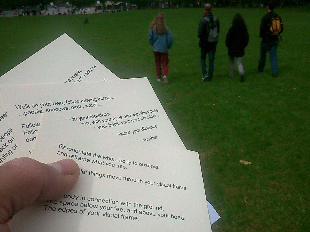 Ending the Movementscapes walk with some ideas for activities to try later #janeswalkleeds