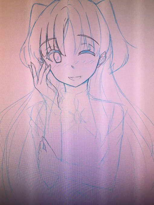 @gerogeroman66 キャンバスサイズでかいからそこまで太く見えないかも
多分太い方が線がまとまりやすい 