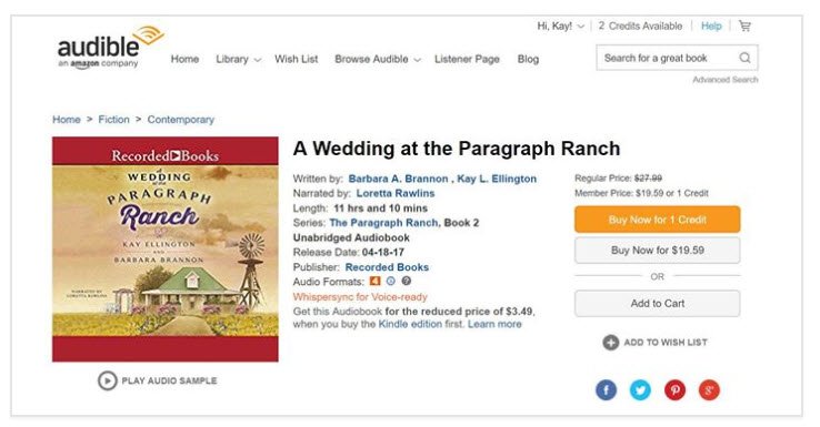 ParagraphRanch's tweet photo. NOW AVAILABLE ON AUDIO BOOK! https://t.co/9LLoy5Ui4w