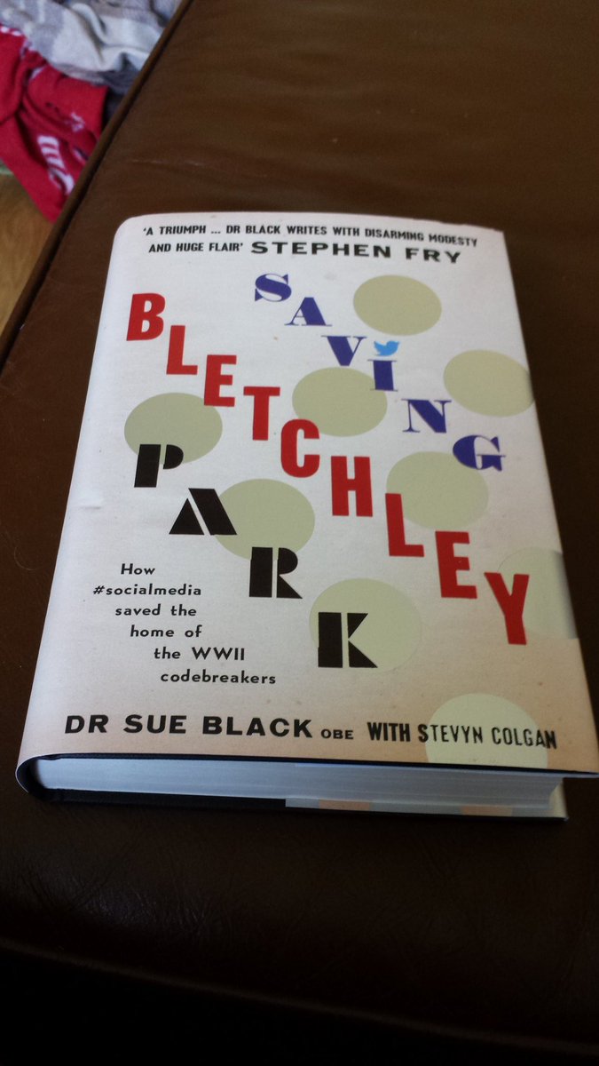 KazzlerT's tweet photo. Look what just arrived @Dr_Black. Can't wait to tuck in #savingbletchley https://t.co/kQRAVSWWDe