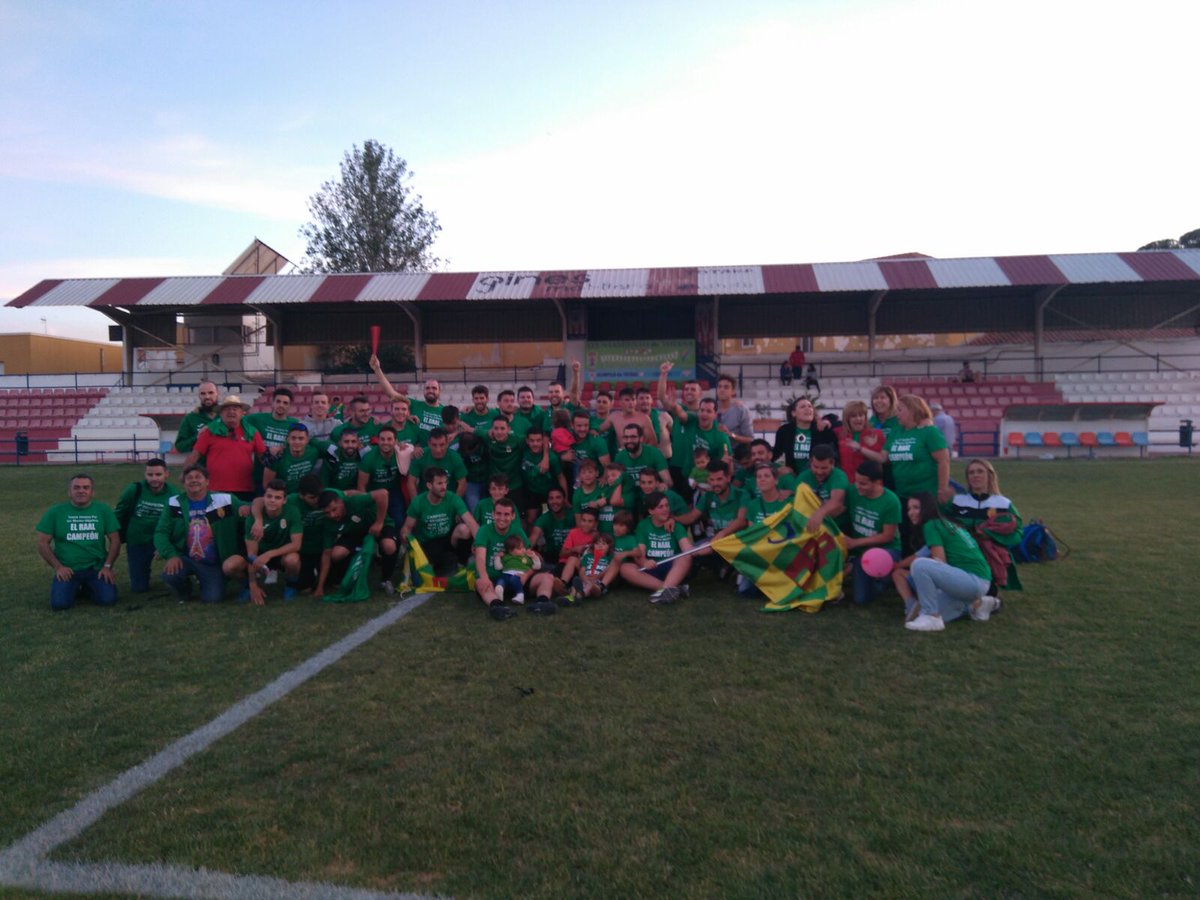 Se confirma lo esperado tras la victoria 2-3 en totana. <a href="/raal_el/">E.F. El Raal</a>  CAMPEONES DE LIGA¡¡ ENHORABUENA EQUIPAZO¡¡ <a href="/treceraG13/">Trecera.com ⚽️</a>