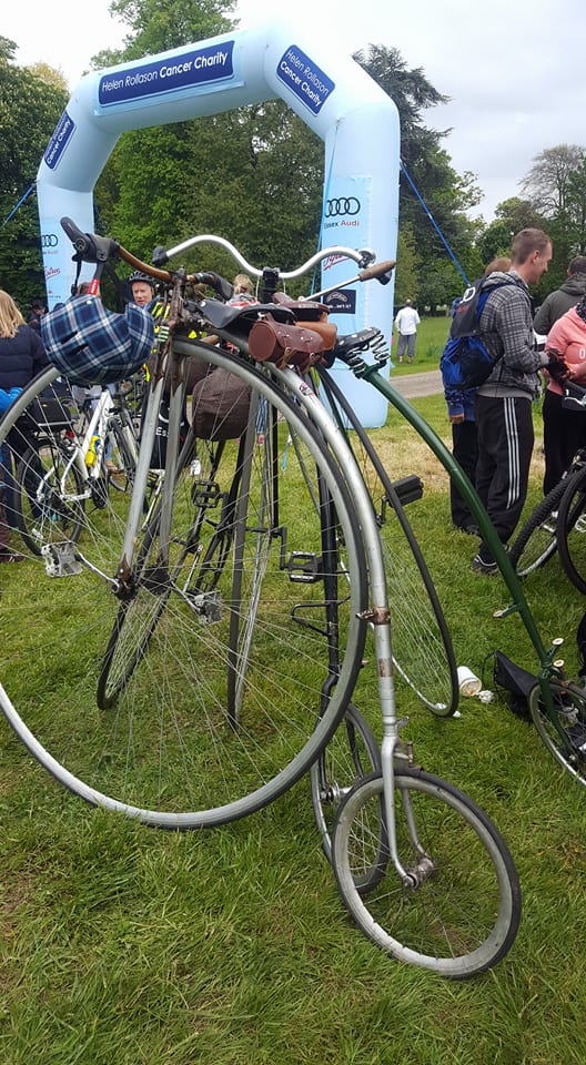 Great 15 mile ride today with <a href="/HelenRollasonCC/">Helen Rollason Cancer Charity</a> . Just glad I was not on the penny farthing 😀. Whats next ? bike-events.co.uk