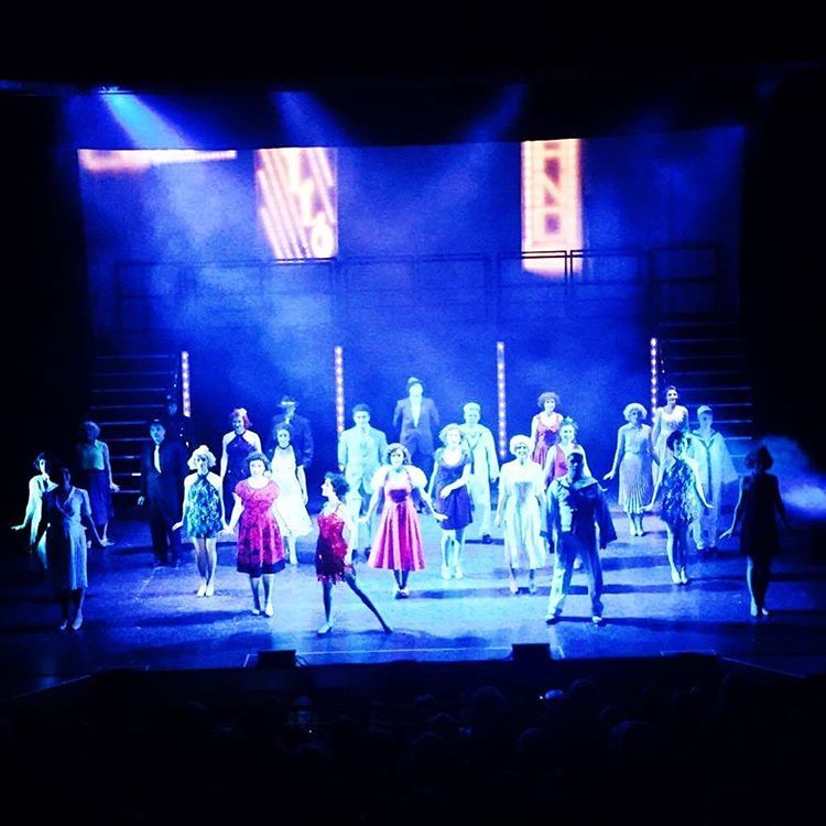 BrightProdServ's tweet photo. A shot from last weeks production of #42ndstreet by Bridgwater Operatic Society. #lighting #hire #event #track #theatre #musical #specialis… https://t.co/5XpXd250AL