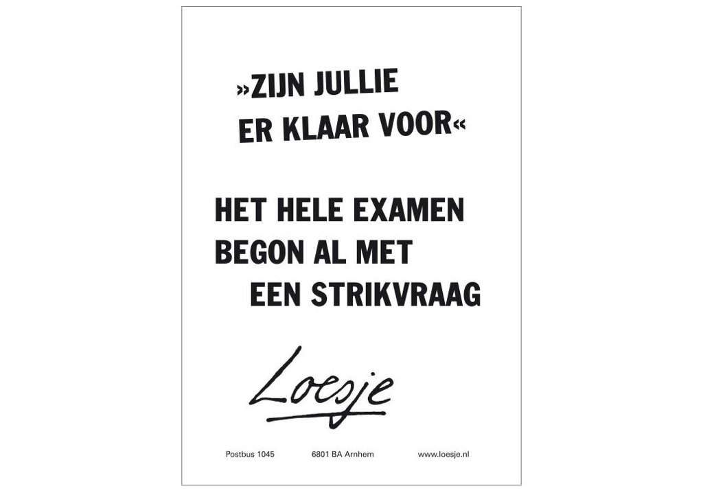 Spannende tijden voor 4 vmbo, 5 havo en 6 vwo. Succes allemaal! #examenstress #diplomainzicht