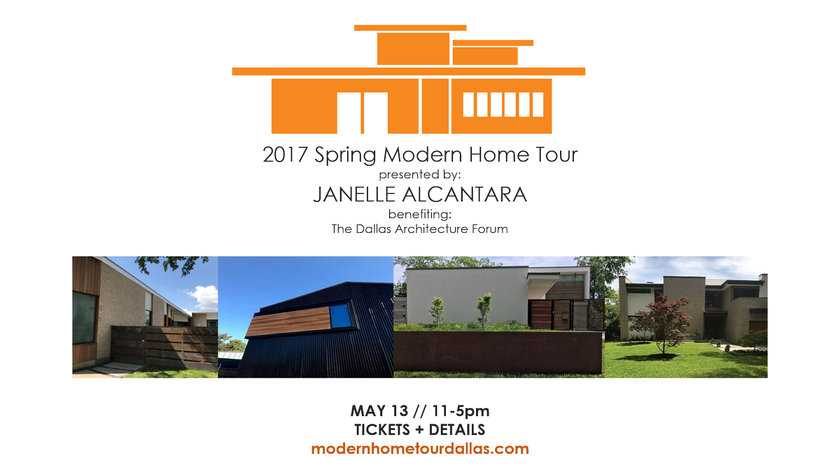 modshop's tweet photo. SPRING MODERN HOME TOUR, May 13 // 11-5pm. 4 Outstanding Residences by Dallas Architects and Design teams - TKTS https://t.co/31qERpnTJ4 https://t.co/m3j2IwjRUy
