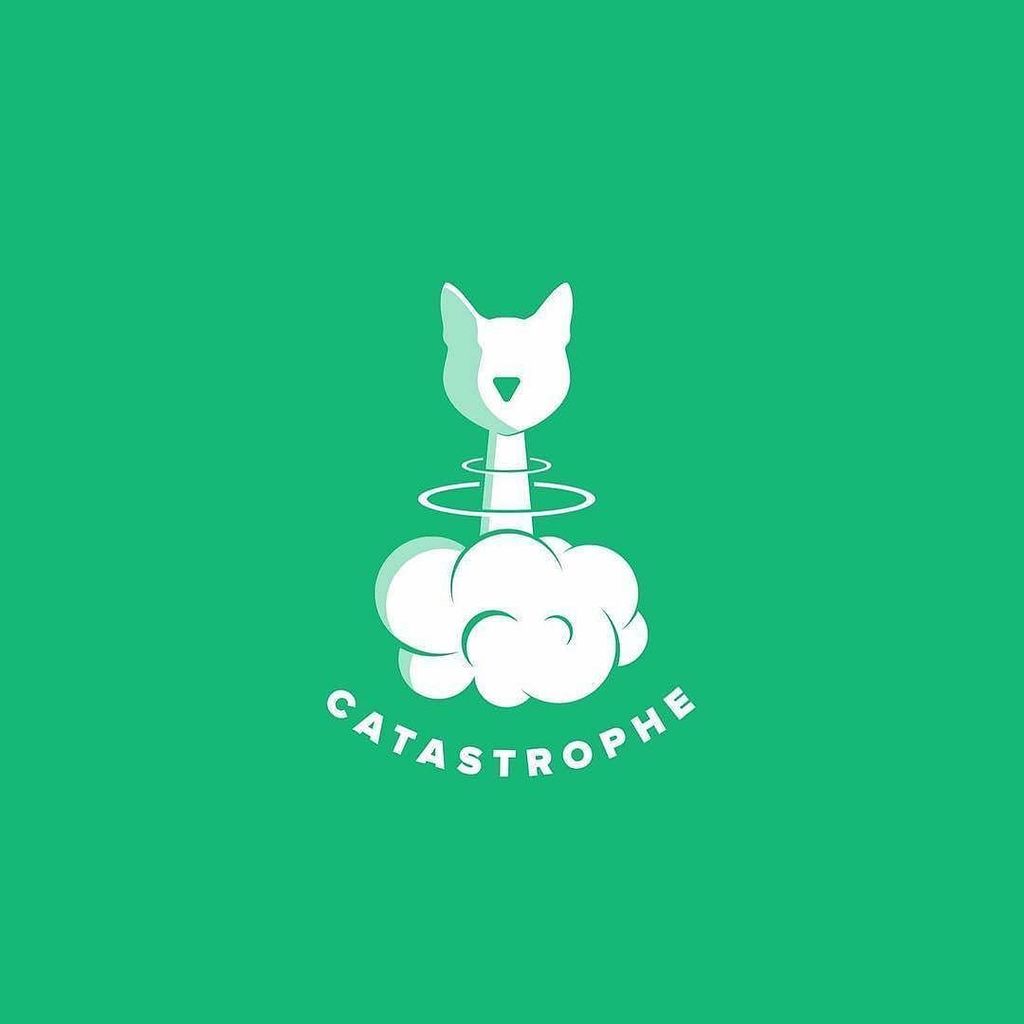 VanilaDesign's tweet photo. from @alldayidream_ - "Catastrophe" logo design #cat #explosion #boom #catastrophe #logo #logodesign #illustration #negativelogo #negative⦠https://t.co/iXekOcxpKY