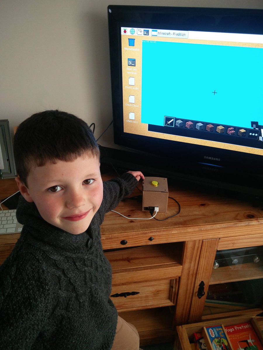 stephenkeep's tweet image. Had fun building the #AIY project this weekend with my son his 1st electronics project #Magpi #raspberrypi #AIYProjects  thanks @TheMagP1