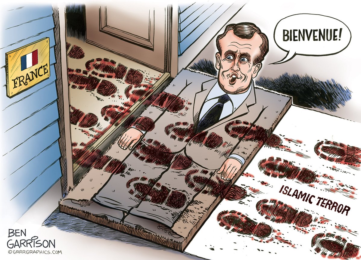 udstoic's tweet photo. #MacronLeaks #MacronGate #frenchelection #BenGarrison #cartoon Welcome Mat for... https://t.co/46puQUMRud by #Manitobagal via @c0nvey https://t.co/GJFdK8zAmj