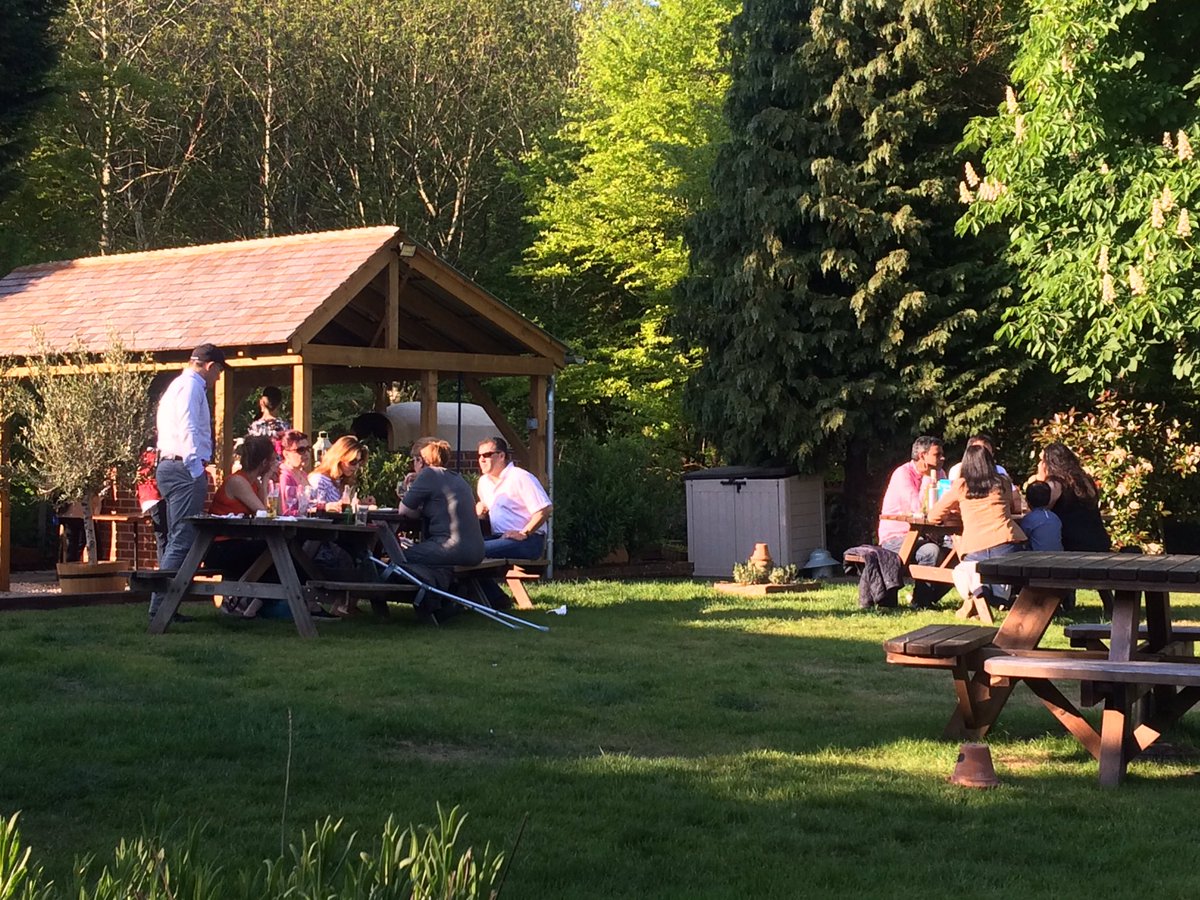 Sundays <a href="/CommonSonning/">Sonning Common</a> .. finished the day with a cycle &amp; a visit to The Bird ... the garden pizza oven gets ever more popular (&amp; majestic)