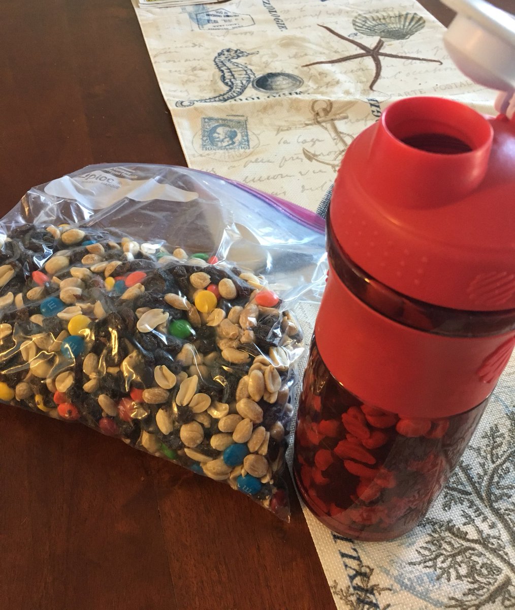 kckanu's tweet photo. #GORP!!! My favorite #childhood snack in a nifty travel container 😄 #dontyousaytrailmix #creativesnacking https://t.co/v8LX3a47MF