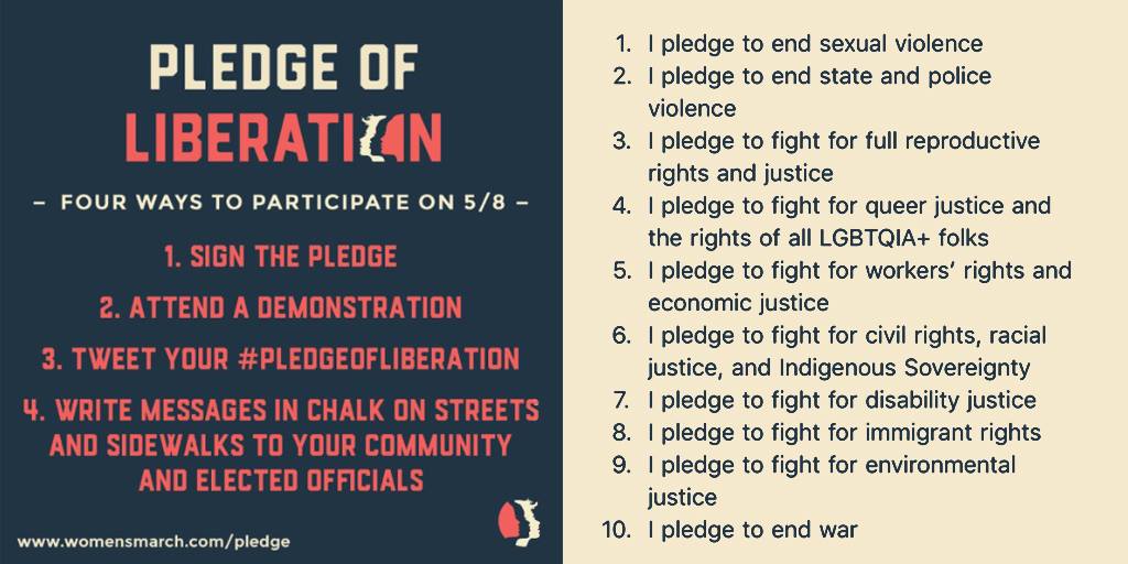 womensmarchct's tweet image. Show up with us tomorrow in Hartford to join our partners &amp;amp; us in a #PledgeofLiberation. We can't do it without you. bit.ly/2qJ4uNU