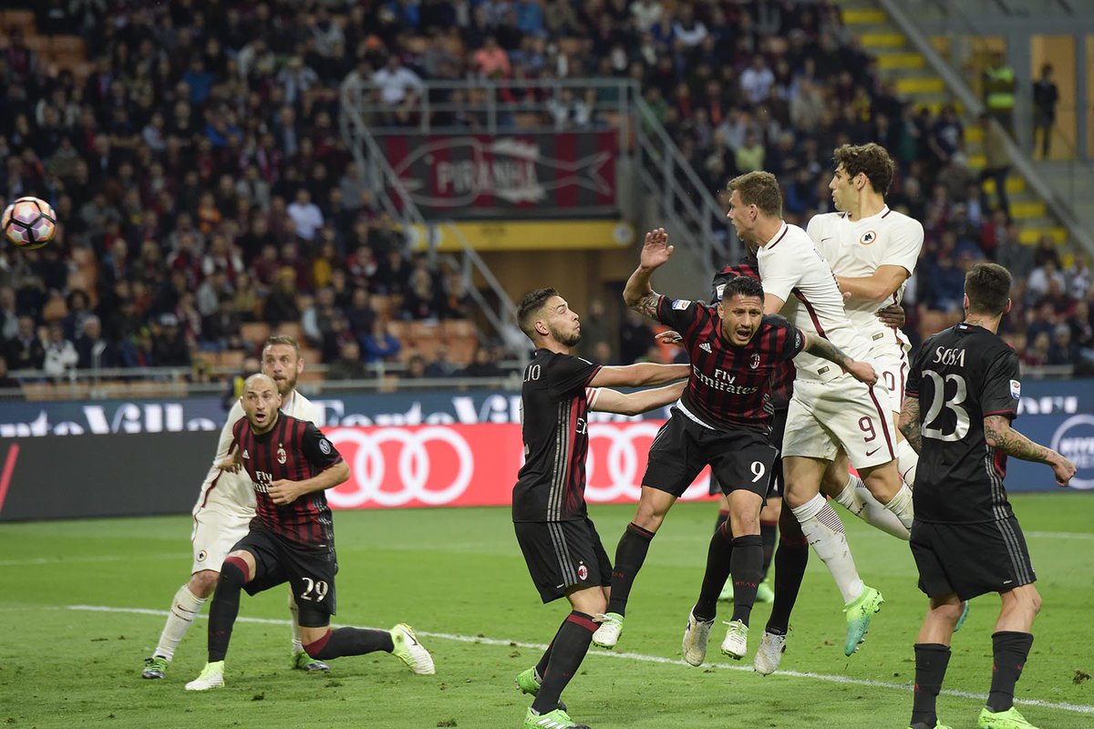 Milan Roma è finita 1-4, Juve a 7 punti e domenica si gioca Roma-Juventus