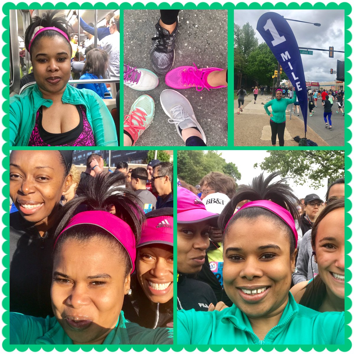 MikaMichelle79's tweet photo. Didn't train one day &amp; wasn't prepared but I persevered and finished my race at my pace 😉Year 5 of completing the Broad Street Run 10 Miler https://t.co/j6m15tRi4L