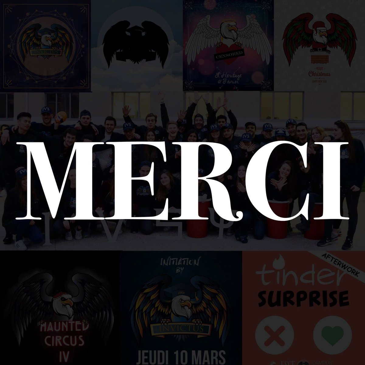 bde_invictus's tweet photo. 💛M E R C I💙
Invictus, Franky et l'ensemble de l'équipage remettent désormais le flambeau, mais sachez que l'Aigle volera toujours🕊 
THE END https://t.co/ej5Z6cy6La