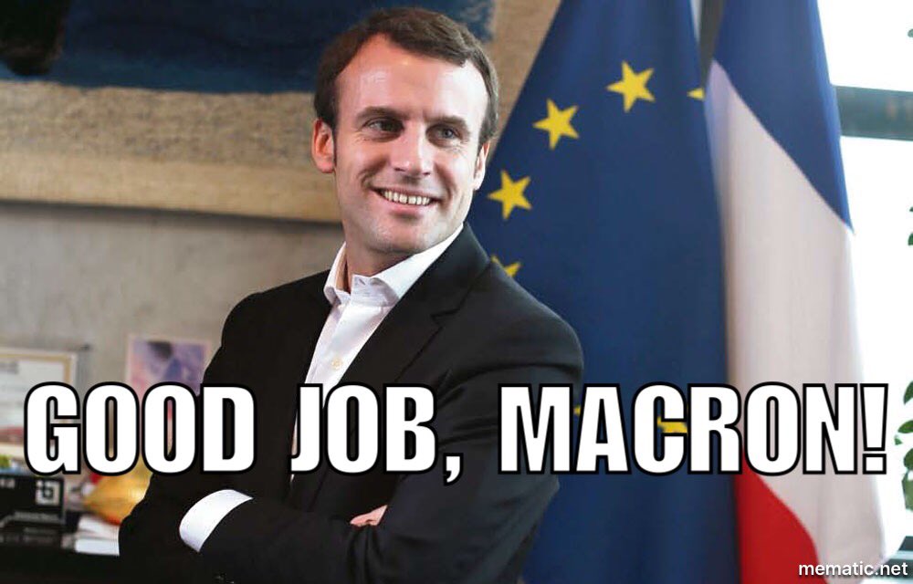 AMAZING VICTORY! ✊✊✊

Hope won. Fear lost.
Hope won. Hate lost
Hope won. Facism lost.

#frenchelection #macron Marine LePen
