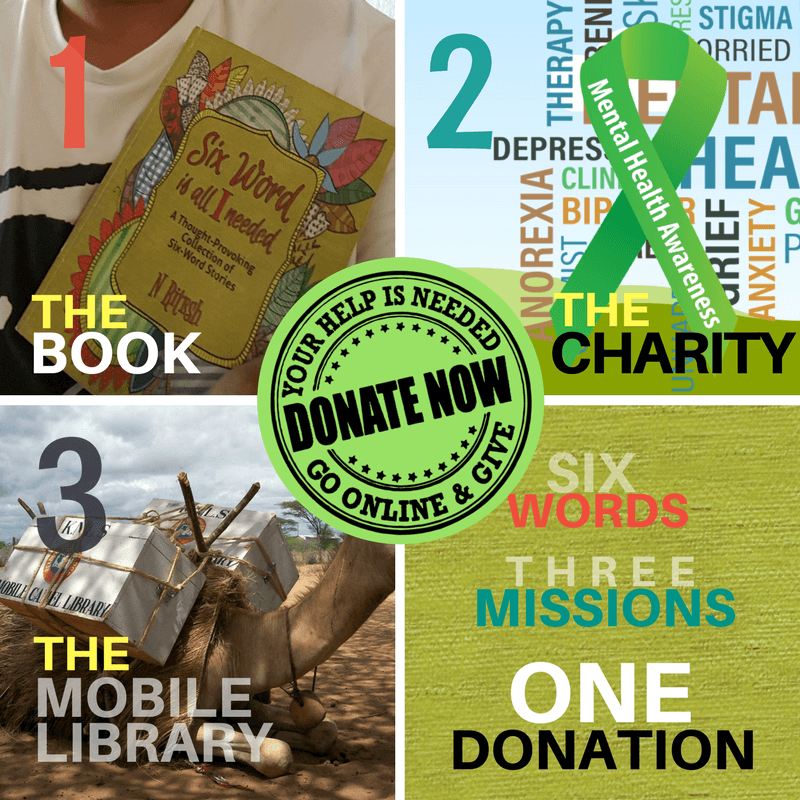 SixWordMag's tweet photo. Please HELP Long term MENTAL HEALTH Patients's crowdfunding project to:
.Publish book
.Volunteer 
.Setup Library
https://t.co/f9z9lXIDIh https://t.co/pnbpDjHAT1