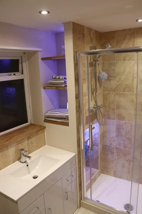 #bathroom #renovation  colour change #lighting #shower #interiordesign
