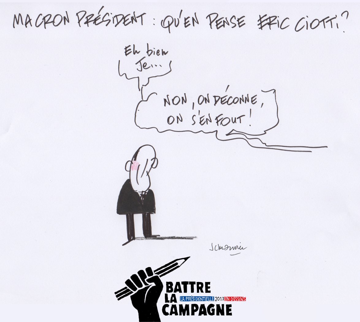 2017endessins's tweet photo. Mais, mais, mais... personne n'a demandé son avis à @ECiotti sur ce 2nd tour ?
Jean-Christophe Mazurie pour https://t.co/Op5BD5Q1Gb https://t.co/ZX6YCVoV52