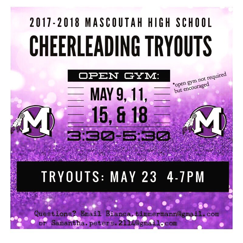 It's that time! See you all at open gym and tryouts!