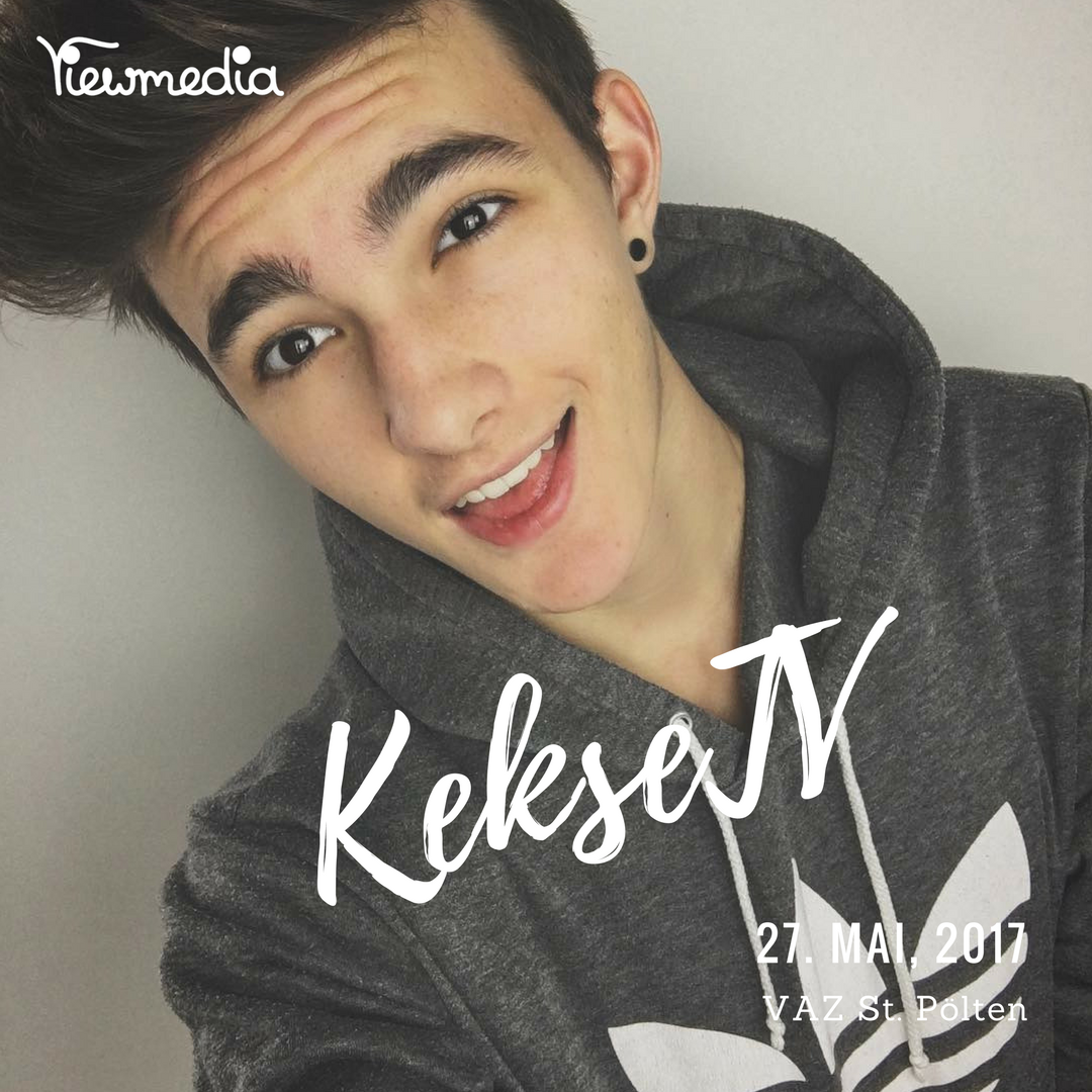 viewmedia_at's tweet photo. Trefft @KekseTV auf der Viewmedia am 27.Mai.2017! Sichert euch jetzt noch schnell eure Tickets auf https://t.co/m7oNGlF9UT    !😊 https://t.co/ZER6CVcpZ2