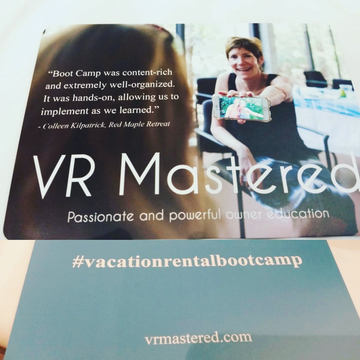 calicoannamaria's tweet photo. Liking to excel in the VR market? Sign up to learn from the best! #vrss #vacationrentalbootcamp https://t.co/Q3zfqOfXbK