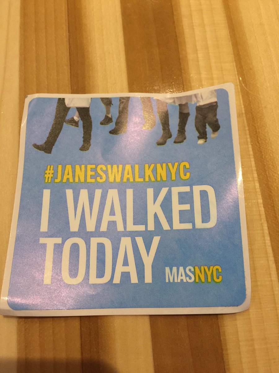 ThePlanNerd's tweet photo. Walked and learned on my first #janeswalknyc #midtown 34th St Thanks @MASNYC and @34thStNYC #NPC17 https://t.co/kHYasquIJG