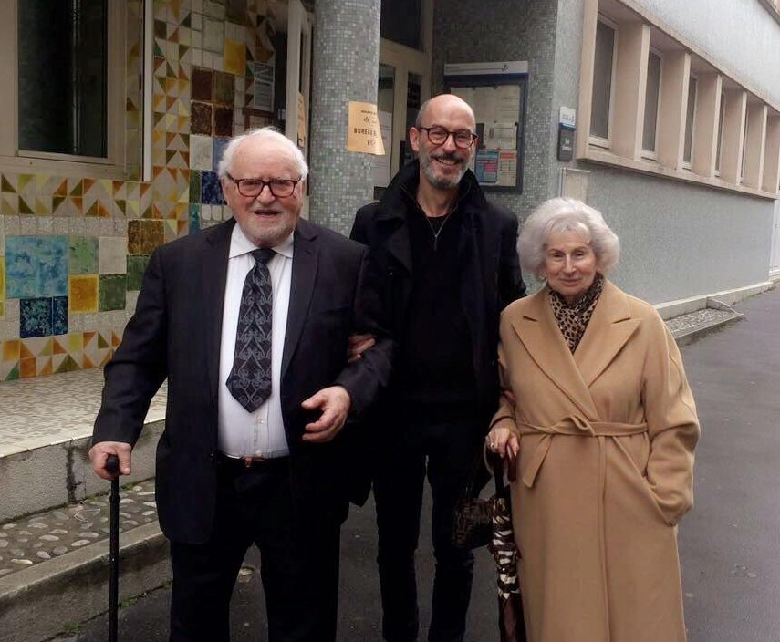 jewpopblog's tweet photo. Guy (91 ans, rescapé d'Auschwitz) et Charlotte (87 ans, enfant cachée), en couple depuis 66 ans #Avoté @The_Kooples #Jewpop https://t.co/uXqx3iPM2w