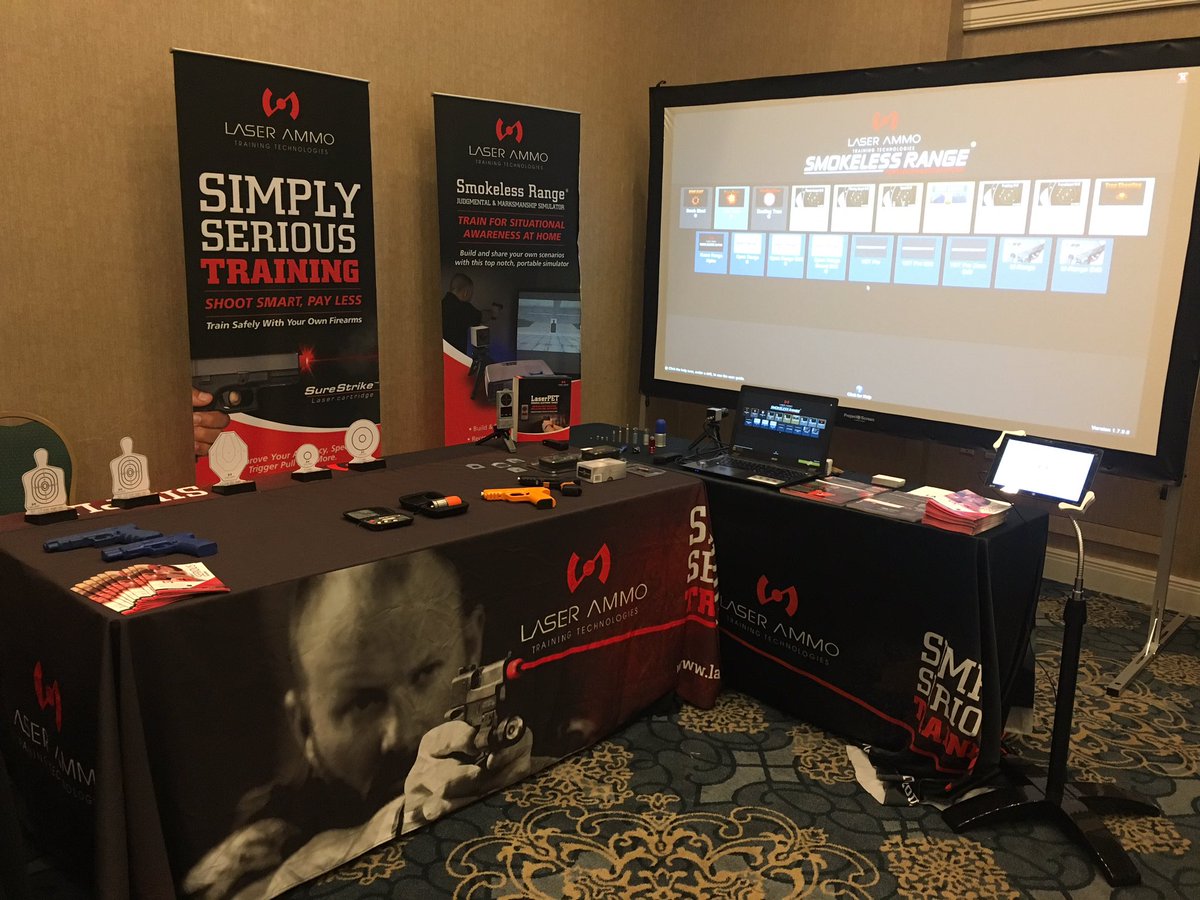 LaserAmmoUSA's tweet photo. Who is joining us at the #IALEFI Training Conference in West Palm Beach? We are here May 7-8 https://t.co/ihZH5klDYA