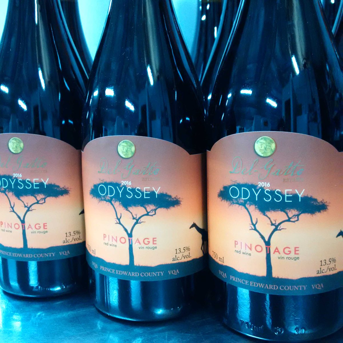 Proudly we offer our new release: 2016 VQA Prince Edward County Pinotage.