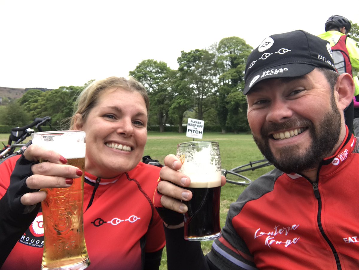 Fantastic day out for the <a href="/FatLadAtTheBack/">Fat Lad At The Back</a> sportive - can't fault it- great company, stunning scenery and cracking food stops 🚴🏼‍♀️🚴🏻
