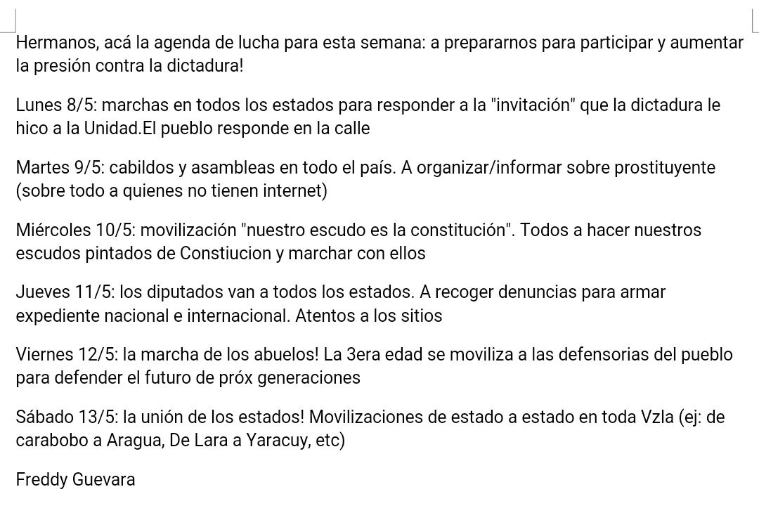 Freddy Guevara tweet media