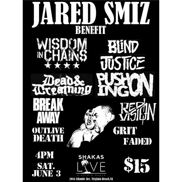 June 3rd were playing another show for our boy! Repost and spread this shit around.. facebook.com/events/7165077… we hope to see a lot of faces!