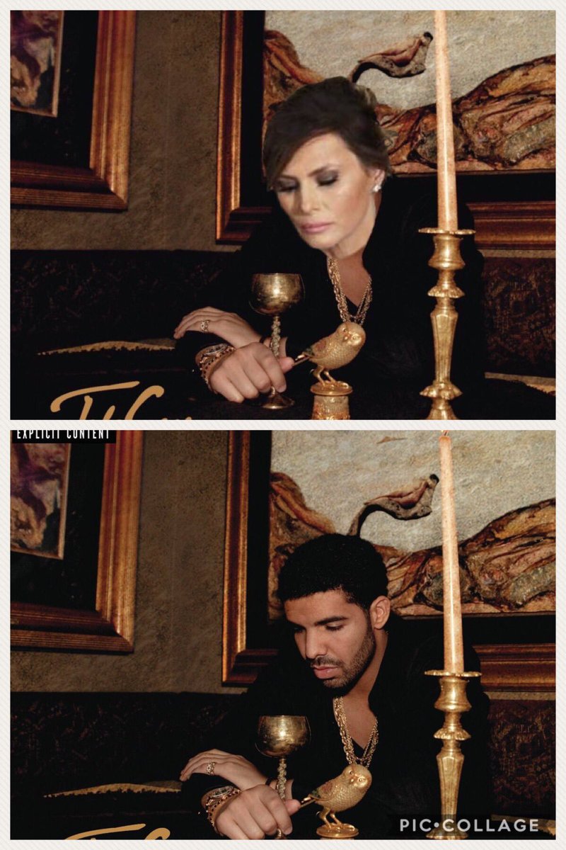 Freedom4Melania's tweet photo. When your so sad you look like you belong on a drake album cover 😔
•
#SadMelania #Drake #TakeCare #freemelania #Melania #Trump #MelaniaTrump https://t.co/Z3GtMEMxjR