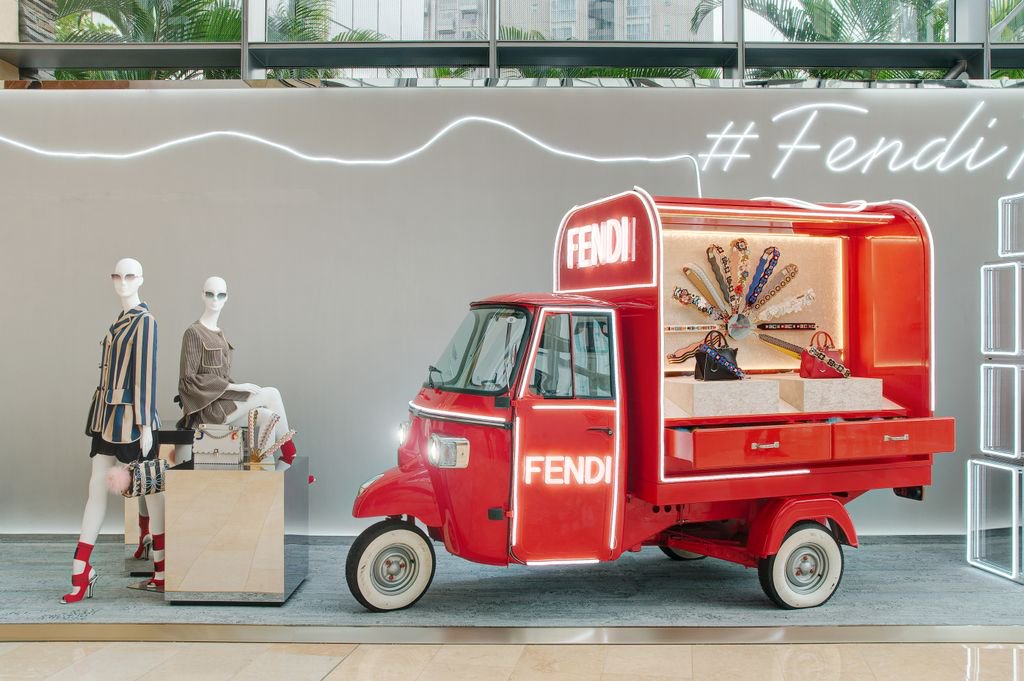 Fendi on X: Always on the go! A new pop up featuring Fendi's Spring/Summer  2017 collection is now in Guangzhou Taikoo Hui, China.   / X