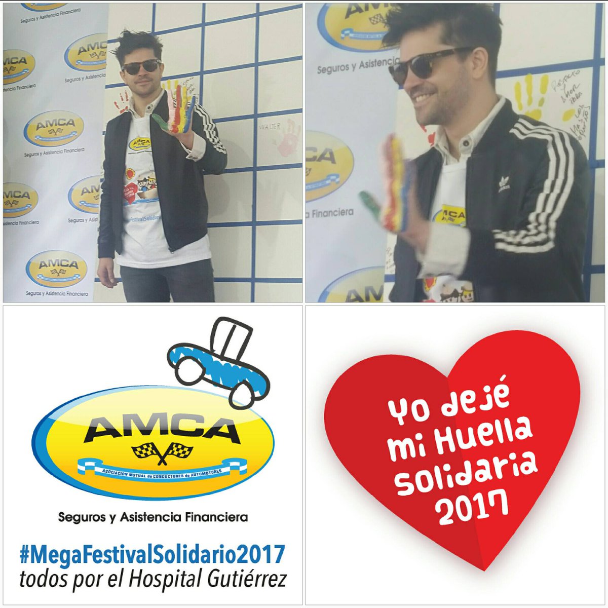 Gracias <a href="/felipecoIombo/">Felipe Colombo</a> por estar presente! #MegaFestivalSolidario2017