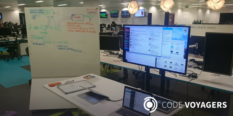 SkyscannerEng's tweet photo. Experimenting with #Mob #programming at @Skyscanner! https://t.co/9IpIQ6dMIp #softwareengineering #coding https://t.co/Hga99ZmnQr